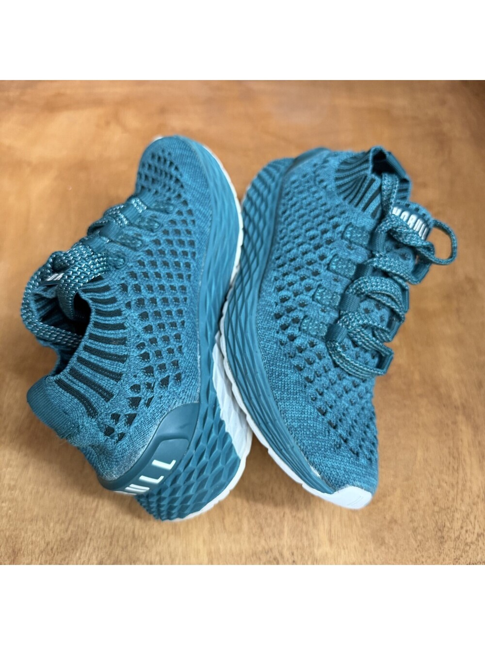 Nobull Project Knit Runner Diamond Mesh Shoes Sneakers‎ Size M 4 W 5.5 Dark Cyan